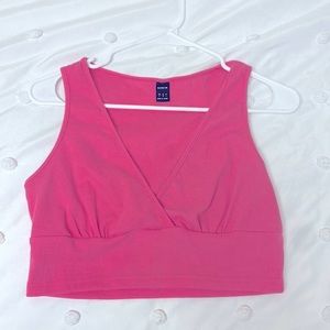 SHEIN hot pink crop top